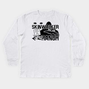 Skinwalker Ranch Wear If You Dare Kids Long Sleeve T-Shirt